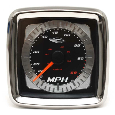Teleflex Boat 65 MPH Speedometer Gauge 781197SDFB | 3 1/4 Inch Chaparral