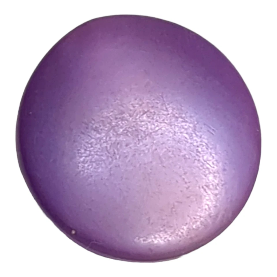 Lot 2 Medium Buttons Vintage Purple Satin 18 mm Shank - Image 3 of 4