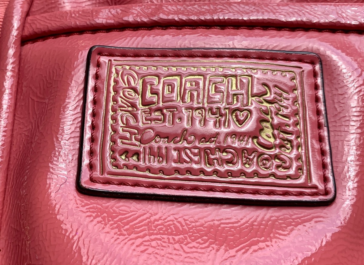 Coach Handbag Purse Pink Faux Leather No K1273-F20047 | eBay