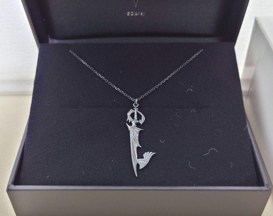 Kingdom Hearts Keyblade Way to the Dawn Necklace Silver U-TREASURE