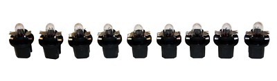 9x passend für Mercedes CLK+E C208 W208 S210 W210 Tacho Beleuchtung Cockpit weiß