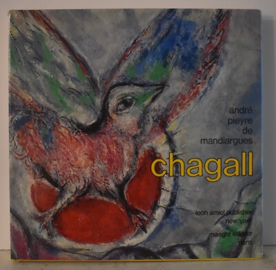 MARC CHAGALL  book ''Le Fleuve Vert '' One Original Lithograph  1974