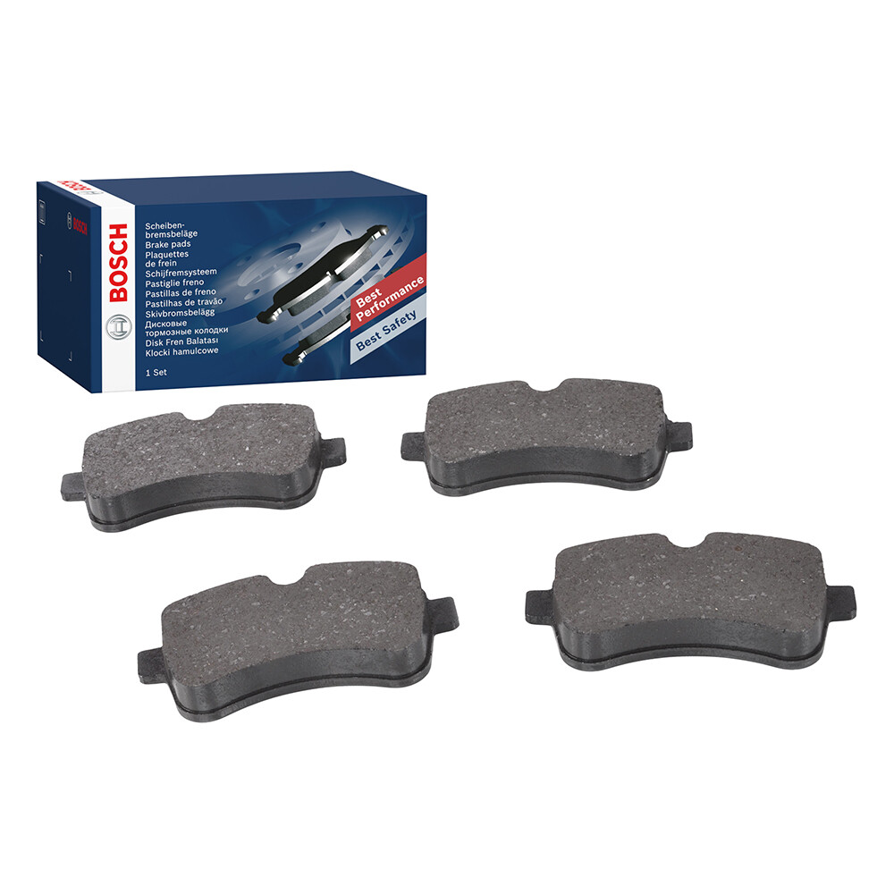 Plaquettes de frein Bosch BP1381 arrière garniture de freinage essieu arrière kit complet 4 pièces