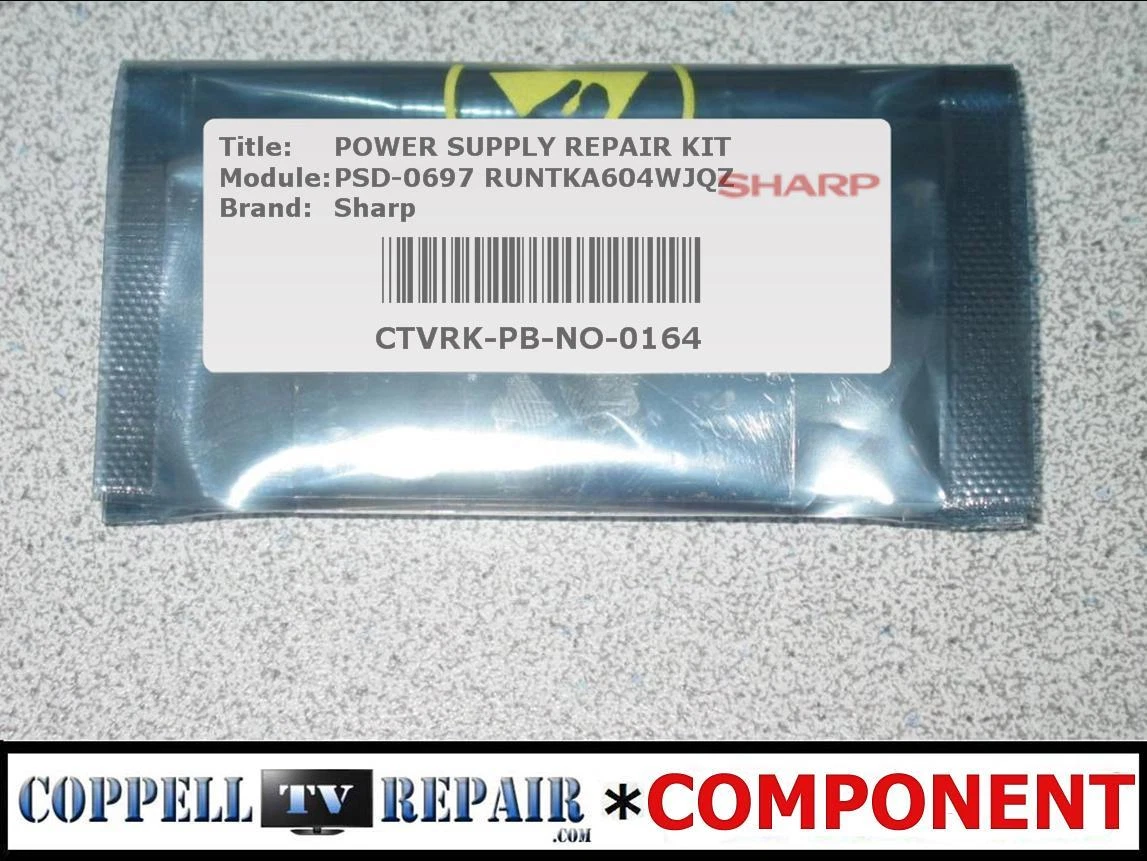 Kit Riparazione Alimentatore Sharp 715G4009-P1A-H20-003U Per Modello ADTVA2415SA4, Nuovo