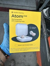 NEW Audien Hearing ATOM  1 Wireless Rechargeable OTC Hearing AIDS