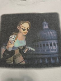 Vintage Tomb Raider III 1990s Adventures of Lara Croft Video Game Rare Shirt XL