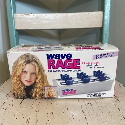 VTG Wave Rage One-Day Hair Curler Spiral S Waves Fast Heat Up Model DC300 READ