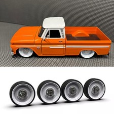 1:64 26  3d Printed 64-66 Chevy Steel wheels and stock chrome cap.