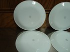 Corelle Garden Sketch Band  Plates Round White Green Gray  7 Pcs. — photo 7