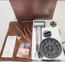 PLAVOGUE Dual Voltage Travel Hair Dryer with Diffuser, High-Speed Ionic Blow Dry