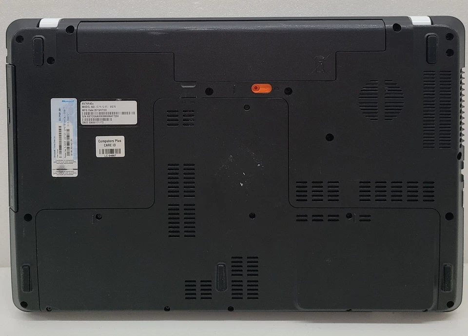 Portátil GATEWAY NV76R45U Intel i3-3110M 6 GB Ram SIN HD/OS (FL) Foto 3 de 4