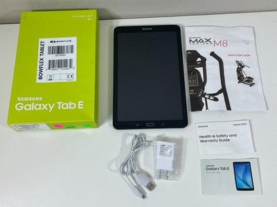Bowflex M8 Samsung Galaxy Tab E 9.6'' 16 GB Wifi Tablet Black SM-T560NZKUXAR