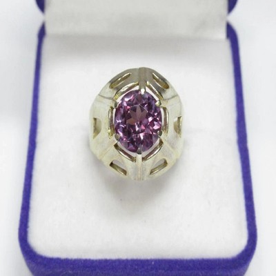 Rare Vintage Soviet Silver 875 Ring Alexandrite Change Color Stone USSR Size 7