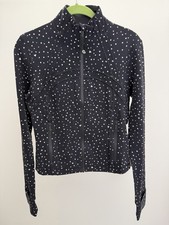 NWT Size 12 Lululemon Define Cropped Jacket Nulu Heart Scatter Dot White Black