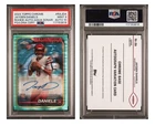 2024 Topps Chrome - Rookie Autographs Jayden Daniels #RA-JDA Aqua Sonar...