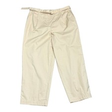 J. Crew D-Ring Relaxed Chino Pants New With Tags Womens Size 16