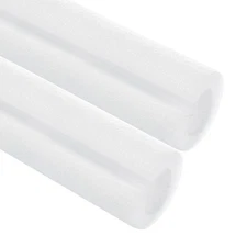 2 Pcs 1.18 Inch 3.3 Feet Pipe Insulation Foam Tube OD 1.97"