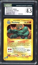 Pokemon Card - CGC 8.5 Machamp 51/165 - Expedition Base Set Reverse - NM/MINT+ on eBay