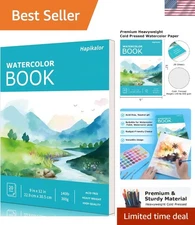 Watercolor Paper Pad 9x12 Watercolor Sketchbook for Painting Art Supplies