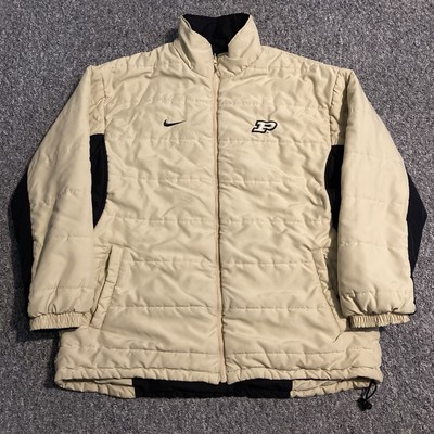VTG Nike Team Purdue University USA Reversible Jacket Embroidered Men s Large