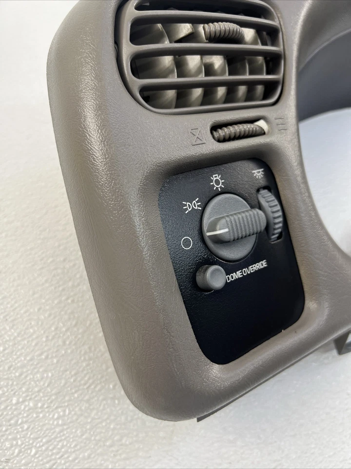 98-04 Chevy S-10 GMC Sonoma Jimmy Blazer Speedo tablero bisel doble DIN OEM LEER Foto 3 de 4