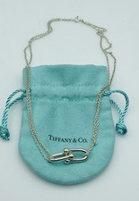 Tiffany  Co. Sterling Silver Hardwear Double Link Necklace