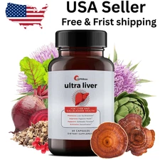 UpWellness Ultra Liver Supplement | Liver & Gallbladder Health Support Capsules