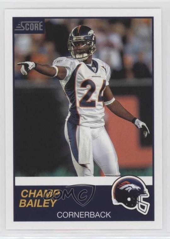 2019 Panini Score Denver Broncos Champ Bailey #DEN4 HOF 0a6