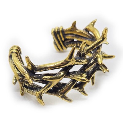 Dornenkrone Messing Armband