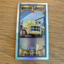 2021 Topps Chrome Allen & Ginter Worlds Largest Belaz Mini Insert Card #MWL-12