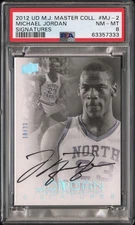 2012 Jordan Master Collection #MJ-2 Michael Jordan Signatures /23 PSA 8