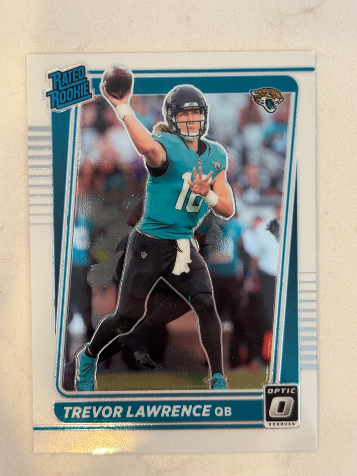 2021 Panini Donruss Optic-Trevor Lawrence rated rookie #201 Jaguars NM-MT