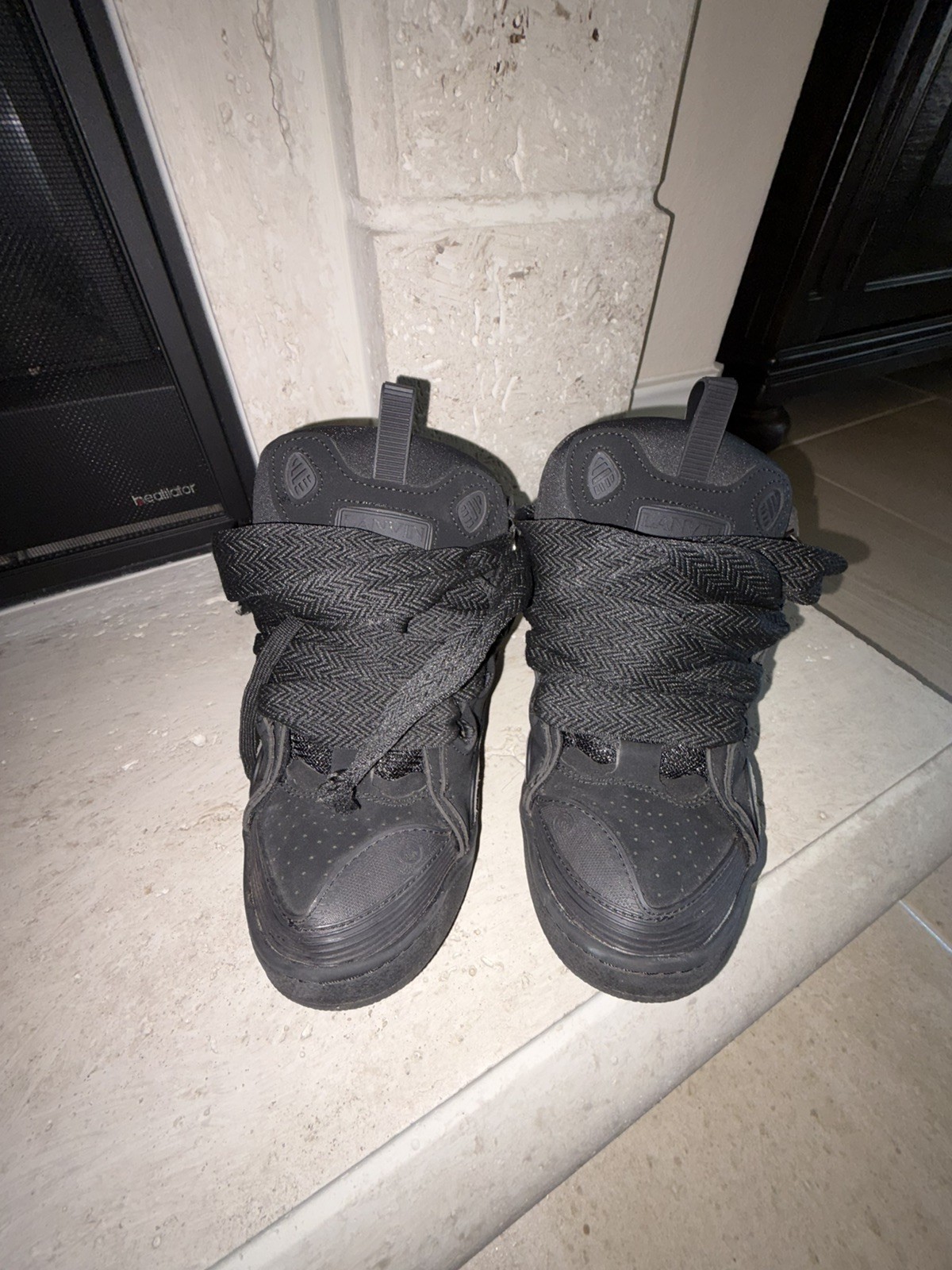 Lanvin Curb Sneakers Black EU 39 US 6.5 Gently Worn Clean No Flaws Ready To Wear