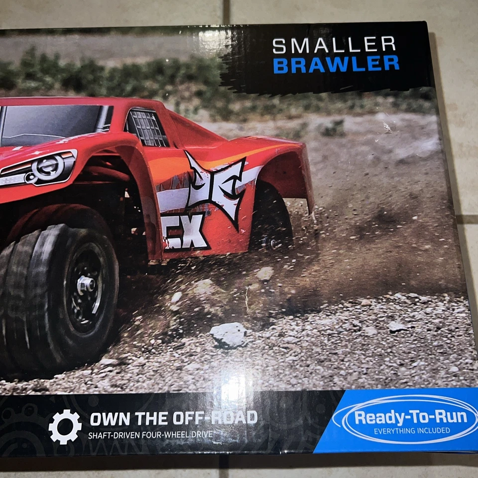 Camión Horizon Hobby RC Torment Smaller Brawler escala 1/18 4x4 recorrido corto nuevo de Lote Antiguo Foto 4 de 4