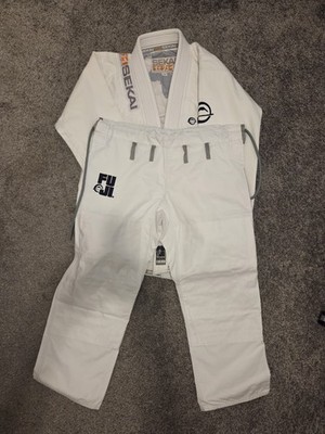 FUJI 2.0 SEKAI BJJ GI WHITE ORANGE