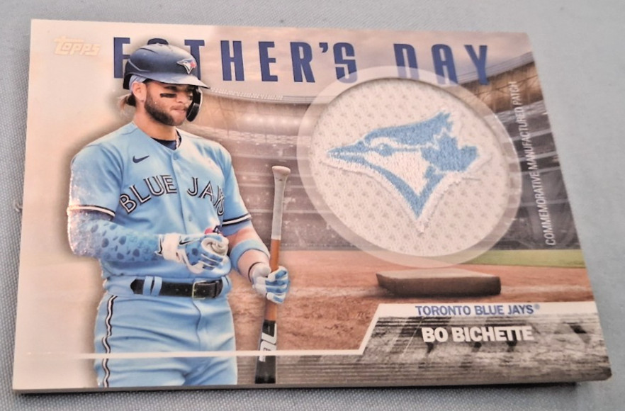 2023 Topps Series 2 Bo Bichette Father's Day Commemorative Team Patches #FD-BB