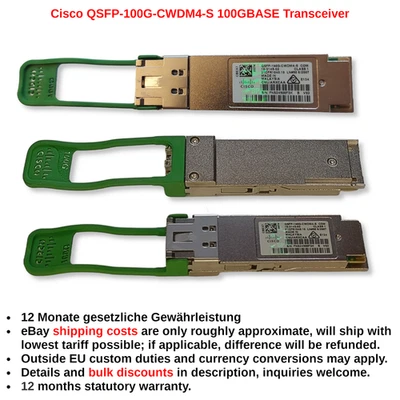 Transceptor Cisco QSFP-100G-CWDM4-S 100GBASE CWDM4 QSFP 10-3145-02