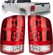 Tail Light Compatible With 2007-2013 GMC Sierra 1500 2500HD 3500HD Driver and...