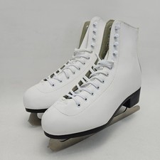 American Athletic Shoe Co White Figure Skates Womens Size 10 0012019001