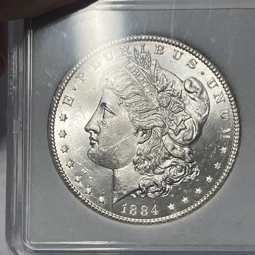 1884 CC BU UNCIRCULATED MORGAN SILVER DOLLAR AUTHENTIC U.S. MINT KEY DATE 5231
