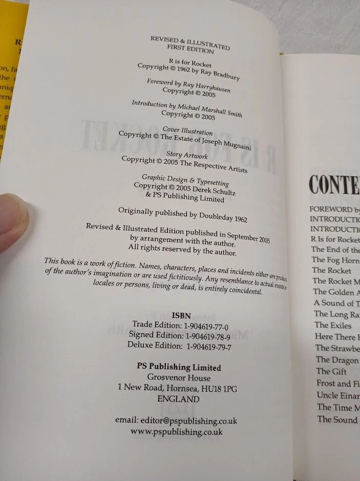 2 Revised Illustrated First Editions by Ray Bradbury Snd/Ltd/HCDJ PS Publishing - Image 4 of 4