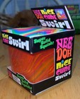 NeeDoh Nice Cube Swirl Super Solid Squish Tactile Squeeze Toy Ages 3+ OR/YW — photo 2