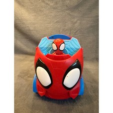 Marvel Spidey and His Amazing Friends Transporter Vehicle Rotating Character Toy