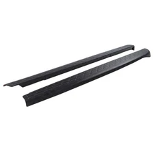 2PCS Black Bed Rail Cover, Compatible with Chevy Silverado 5´8" 2007-13 Tailgate