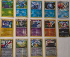 VINTAGE POKEMO BLACK & WHITE  ((  BOUNDARIES CROSSED  ))  14 CARDS GROUP A