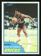 1981-82 Topps Basketball Card #27 Micheal Ray Richardson