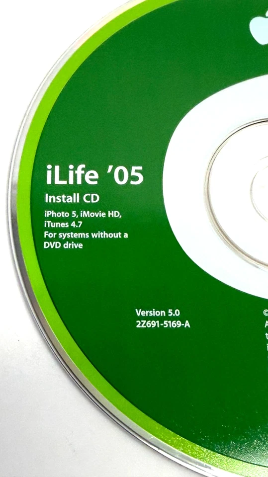 Vintage Apple Mac iLife '05 Install DVD/CD - v5.0 - Image 2 of 4
