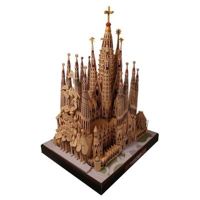 Pure Seek Sagrada Familia Papier Nano Papier Bastelset Papierkunst Modell Puzzle Hobb