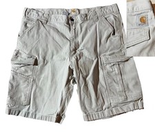 Carhartt Cargo Baggy Relaxed Utility Workwear Canvas Shorts Men  s Size 40