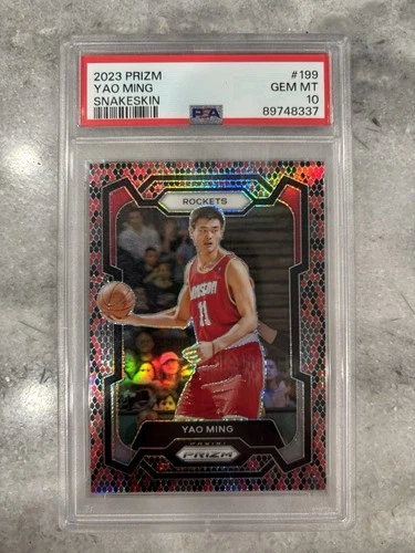 2023 Panini Prizm Basketball Snakeskin Yao Ming #199